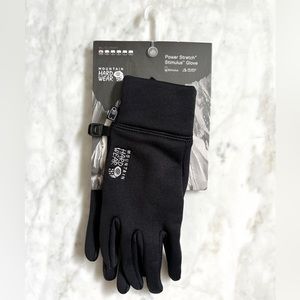 Mountain Hardwear Power Stretch Stimulus Gloves - Black - Size XXS